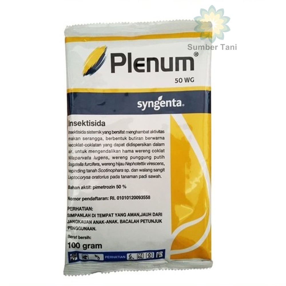 Obat Insektisida Plenum 50 WG 100 Gram Membasmi Segala Hama Wereng
