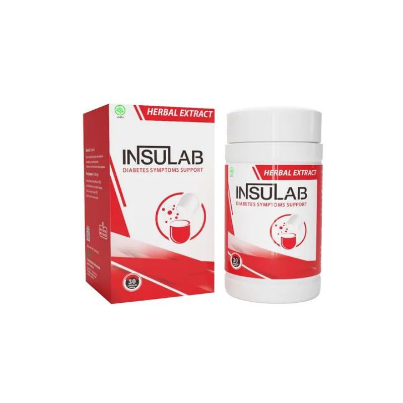 INSULAB OBAT HERBAL GULA DARAH BPOM ORI