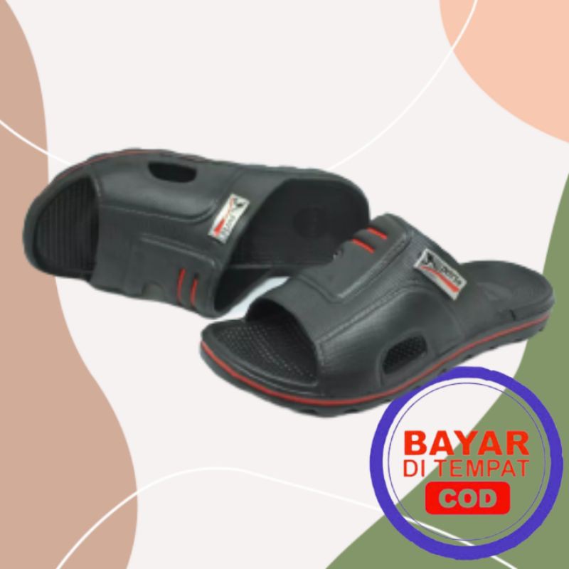 Porto sandal selop karet pria