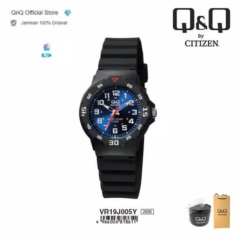 Jam Tangan Wanita Q&amp;Q QnQ QQ VR 19 VR19 VR19J Original Water Resist