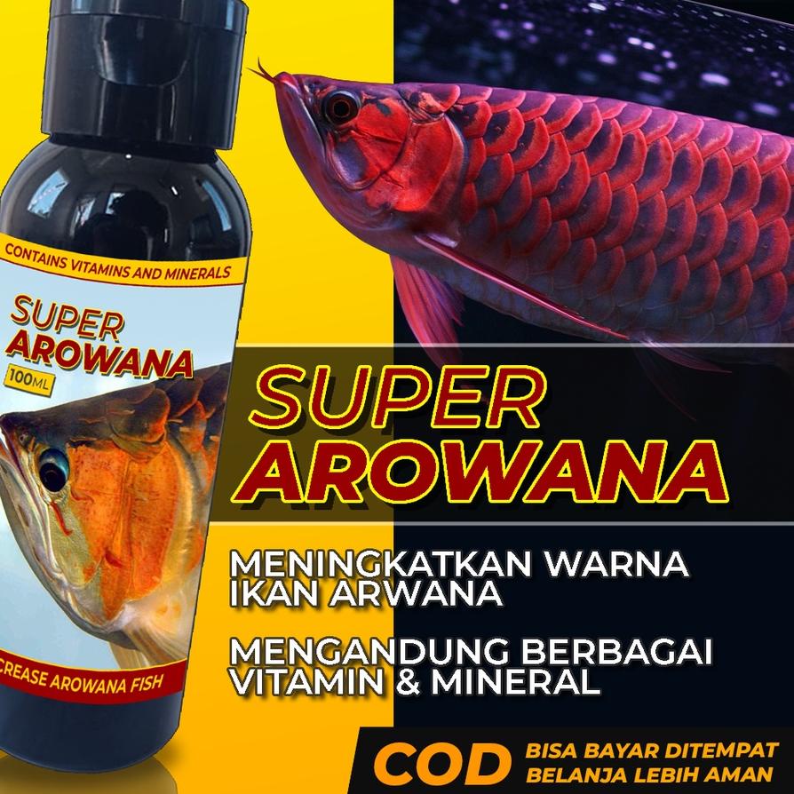 【Penjualan Terbaik】 Vitamin Ikan Arwana SUPER AROWANA Arwana Super Red Golden Red Silver Red Jardini