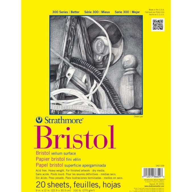 

(BISA COD) Strathmore - Bristol Vellum Surface Sketch Pad 300 series BERGARANSI Kode 785