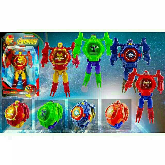 Jam Tangan Anak Mode Robot Infinity Wars Character