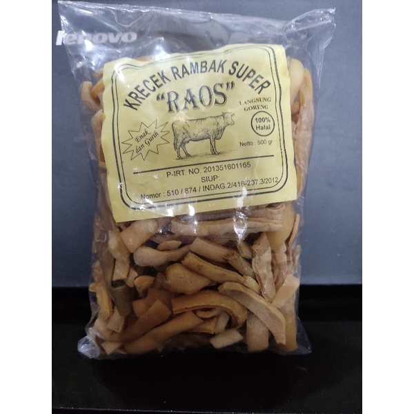 

Kerupuk Rambak Isi 500gr