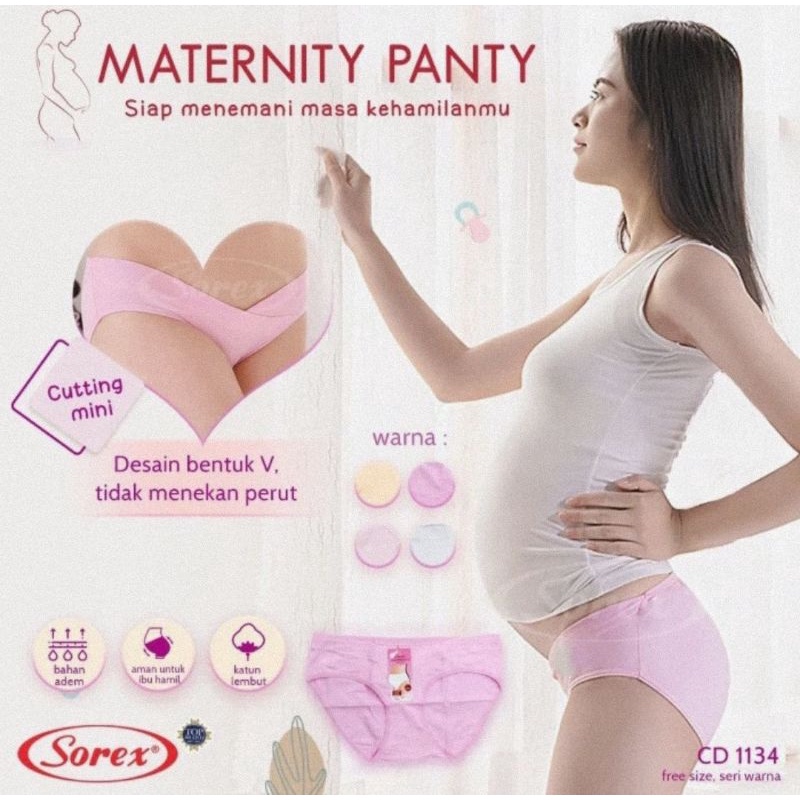 Sorex Maternity Panty  Low Waist CD 1134 - Celana Dalam Ibu Hamil