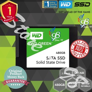 SSD WD Green 480GB 480GB - Solid State Drive 2.5inch SATA3