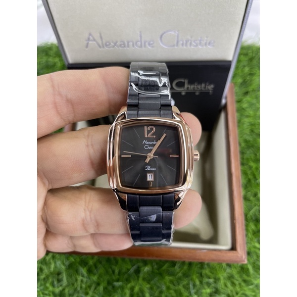 alexandre christie 2454ld wanita biru rosegold