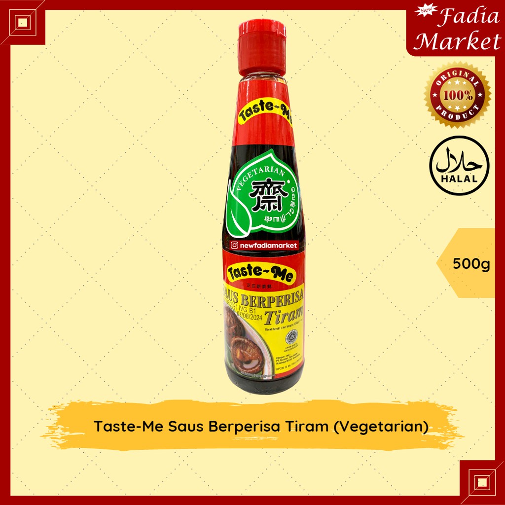 

Taste-Me Oyster Sauce Vegetarian (Saus Tiram Vegetarian) 500g