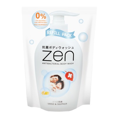 Zen Antibacterial Body Soap Refill - 400mL