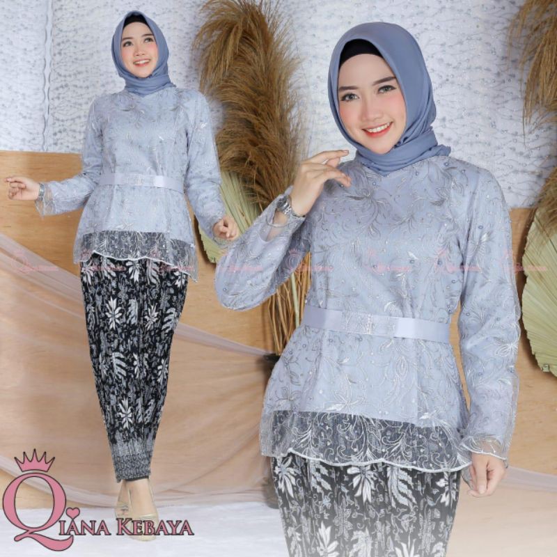 PRODUK ORIGINAL SETELAN KEBAYA TULLE/KEBAYA QIANA/KEBAYA TUNANGAN