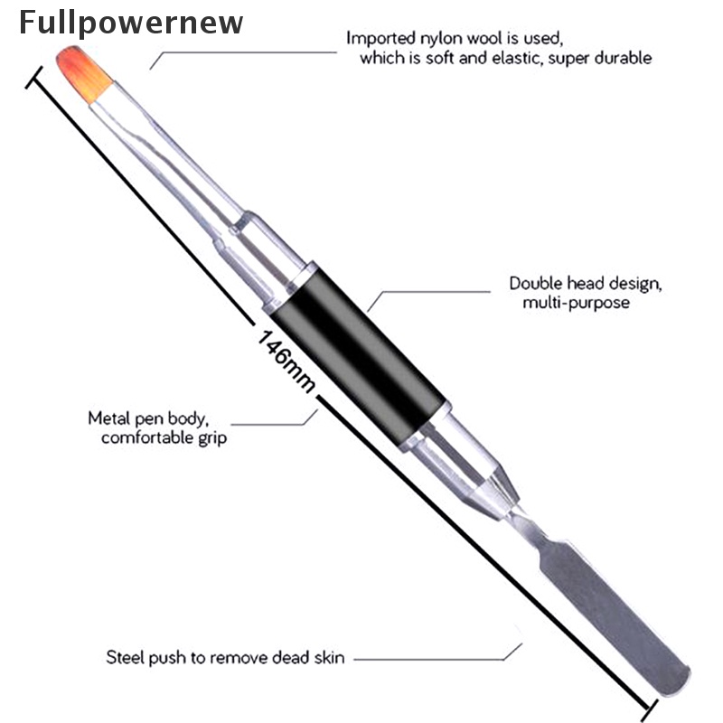 (FULL) Brush 2 In 1 Dua Sisi Bahan Stainless Steel Untuk Mengambil Bunga