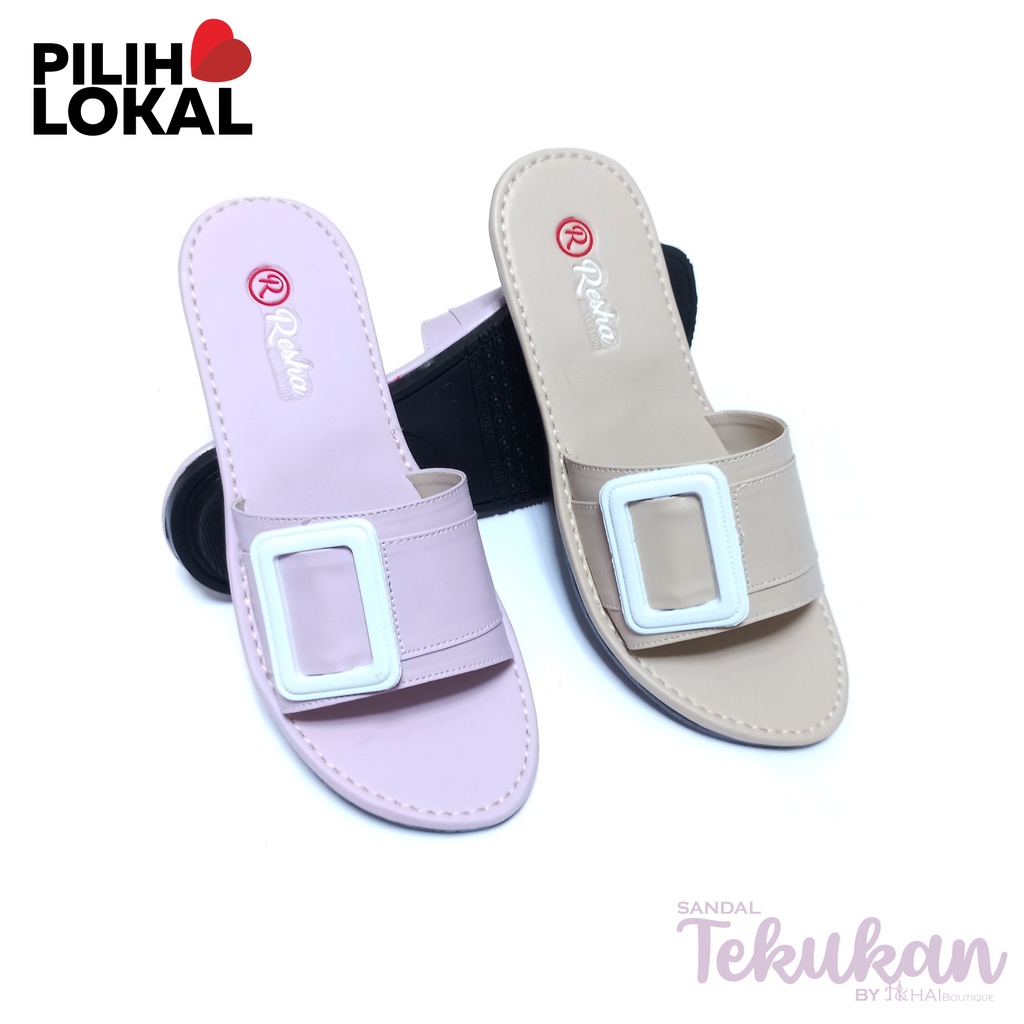 Sandal Wanita Slop Gesper - Sendal Gesper Wanita Karet - Sandal Casual wanita Kekinian - Sendal Gesper Cewek Kekinian - Sandal Teplek Wanita Terbaru 2022 -  Sandal Murah - Sepatu Sandal Karet Wanita - Sandal Selop - Sandak - Sandal Empuk Ringan Wanita