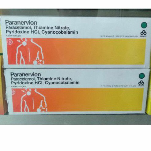Paranervion Box isi 100 tablet ( Komposisi sama dengan Dolo Neurobion )