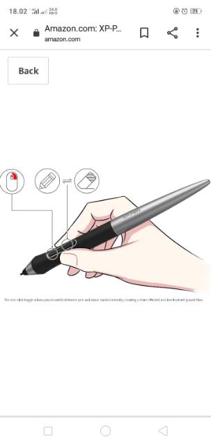 XP pen PA1 stylus pen batree free untuk Deco pro series