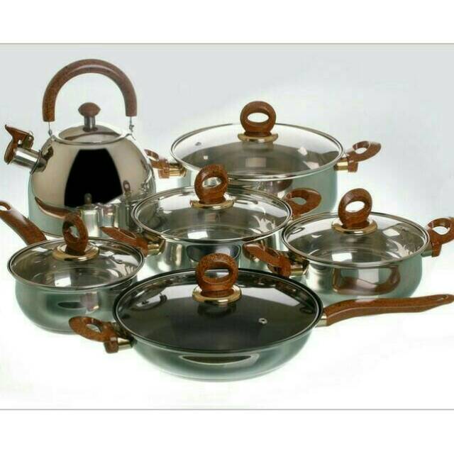 Vicenza V812 Cookware Set Stainless