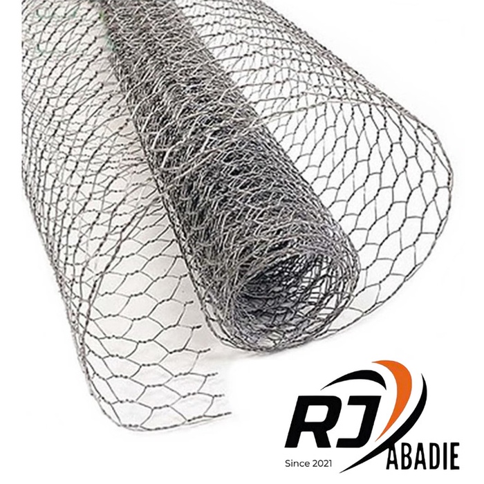 Kawat Ayam Galvanis Hexagonal Galvanized Chicken Wire Mesh RRT 15M 18M