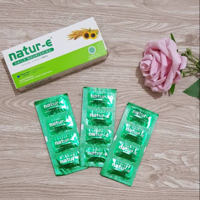 Natur E Natur E 100 Daily Nourishing Vitamin E 1 Strip Isi 4 Kapsul Nature Natur E Shopee Indonesia