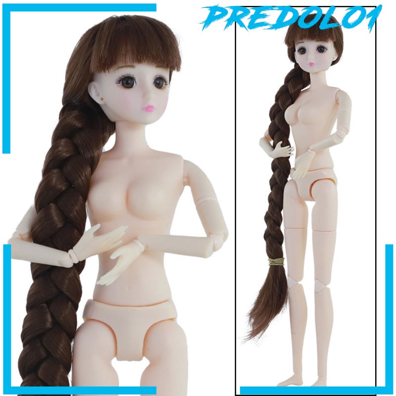 [PREDOLO1] Flexible 1/6 BJD Doll 24 Joints Ball Jointed Dolls for DIY Doll Supplies