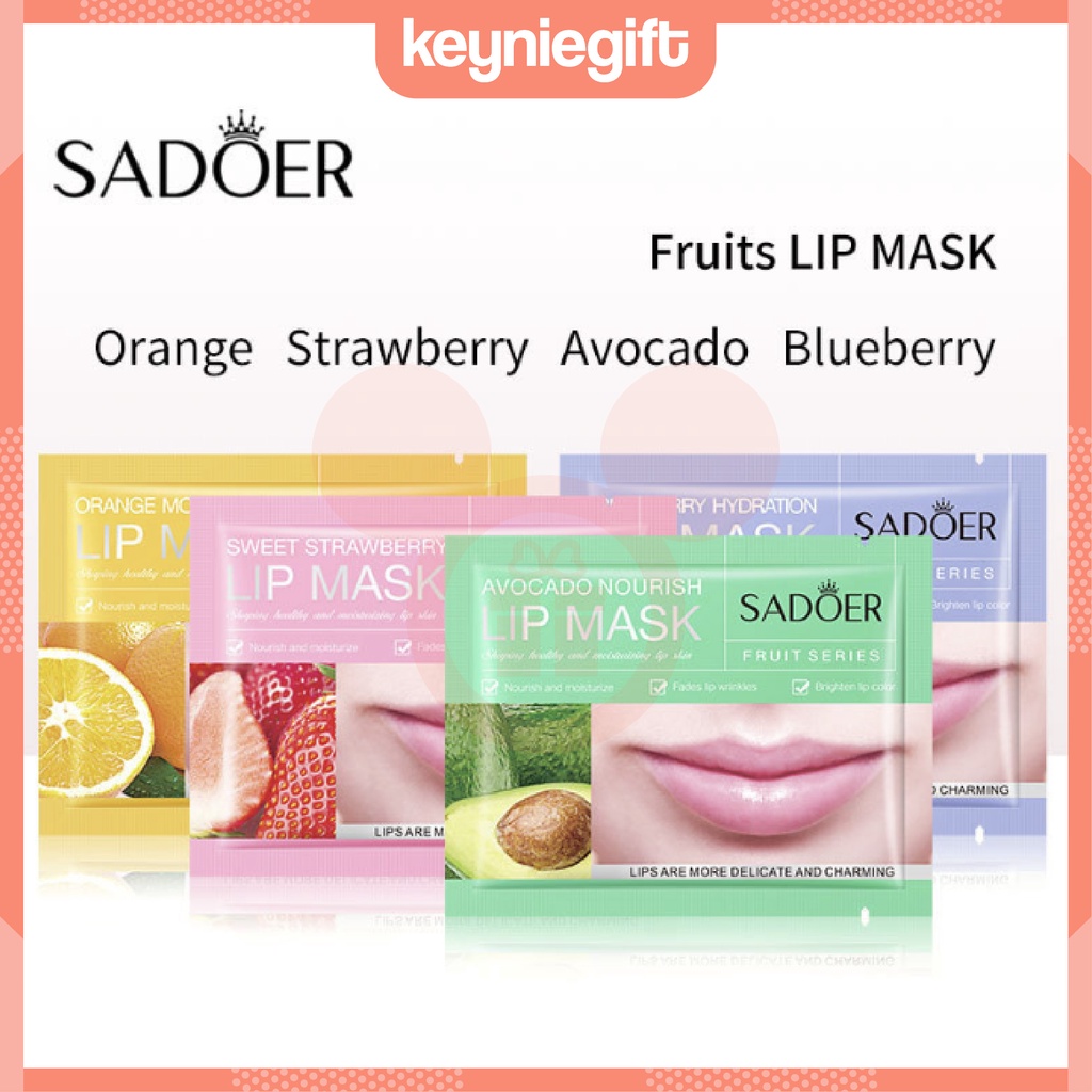 Sadoer Lip Mask Plant Series Masker Bibir Korea Original SR003