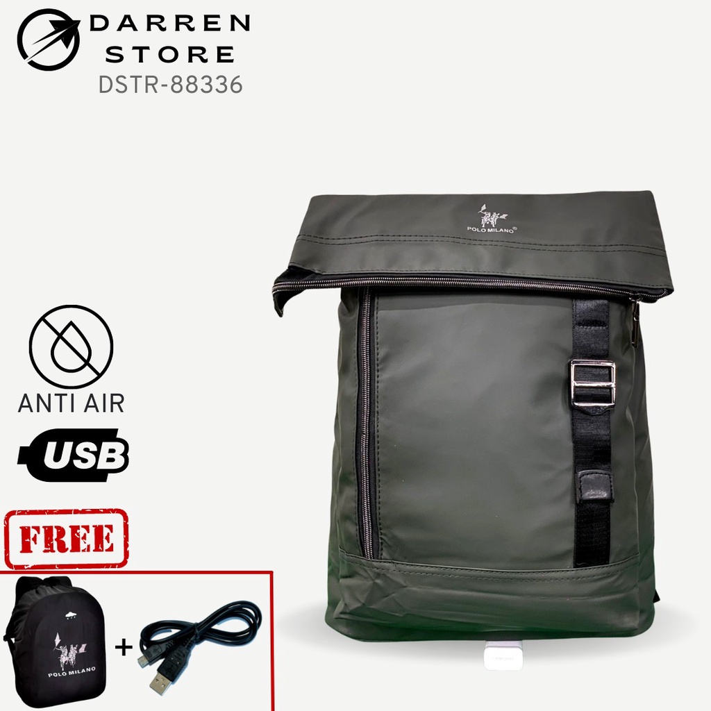 Ransel Polo Milano 88336 Ransel laptop Ransel anti air Ransel import WATERPROOF