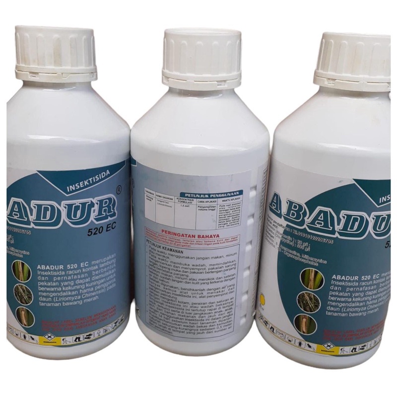 Abadur 520EC 1L Insektisida Dosis Tinggi 2 Bahan Aktif Abamektin 20g/l Klorpirifos 500g/l Starban Dursban