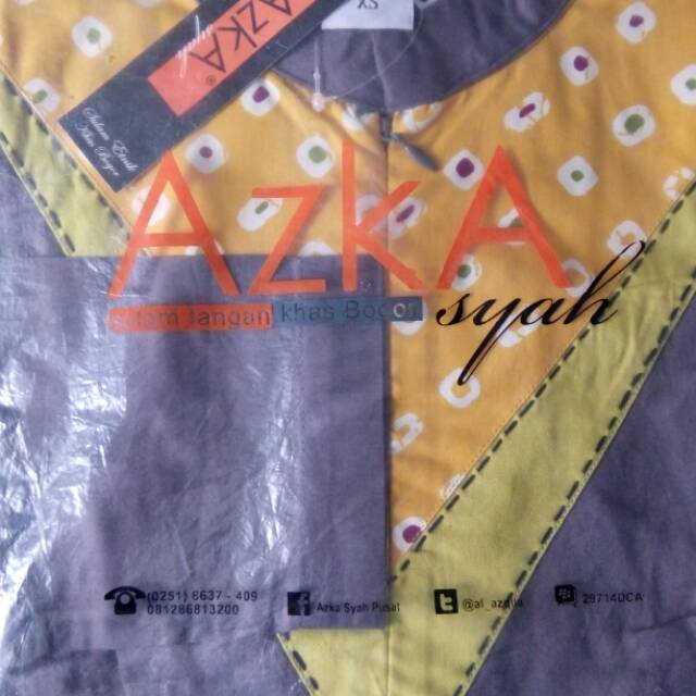 Gamis Azkasyah abu XS