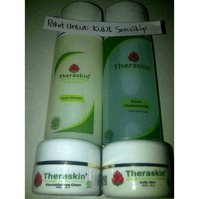 Theraskin Paket perawatan kulit Sensitif / Paket Kulit Sensitif
