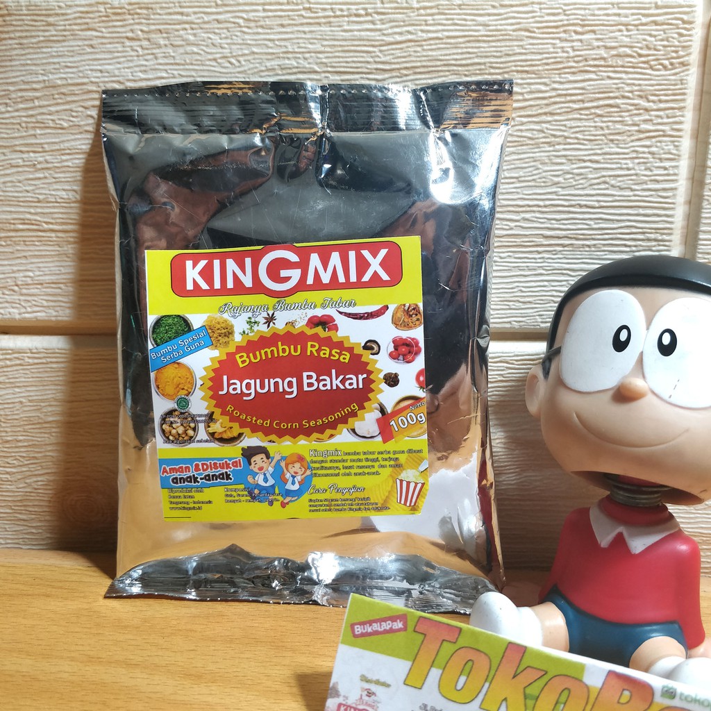 

Bumbu Tabur Rasa Jagung Bakar Kingmix 100 gr