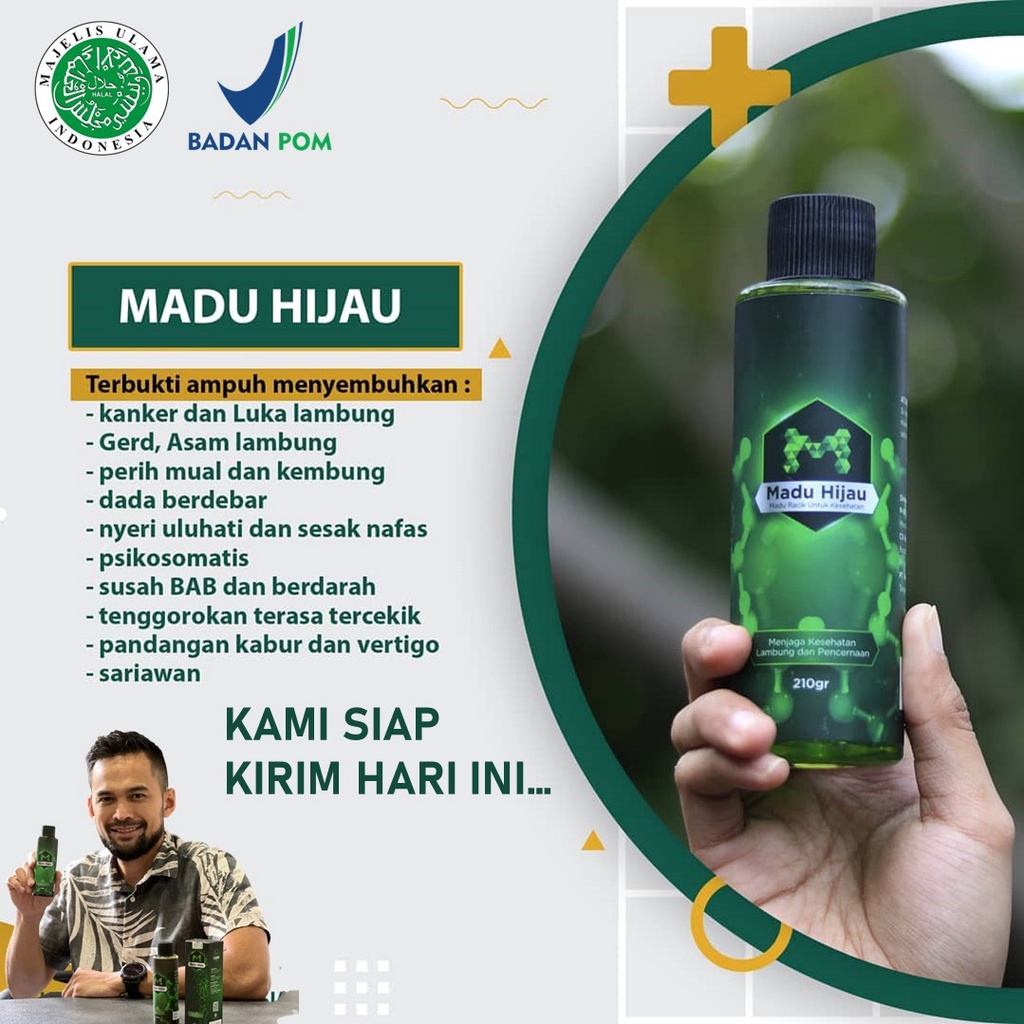 

Madu Hijau Ijo Herbal Asam Lambung Maag Asli Original 100% Obat Asam Lambung Maag Kronis Herbal Ampuh