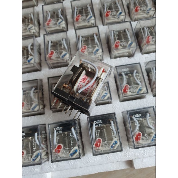 RILAY RELAI RELAY AC 220V 8PIN OMR 8PIN UKURAN SEDANG