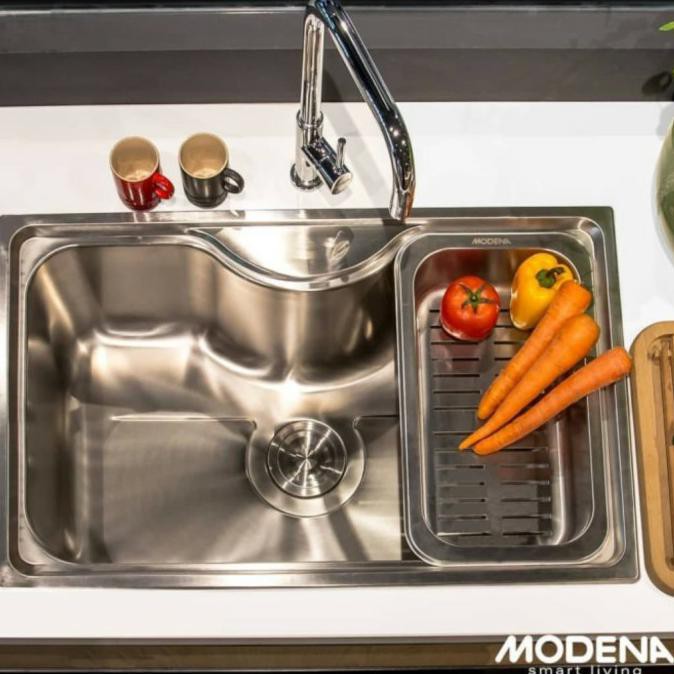 Bak Cuci Piring Modena Ks 5140/Kiche Sink Modena 1 Lubang Besar Ks5140 Kevinasty78