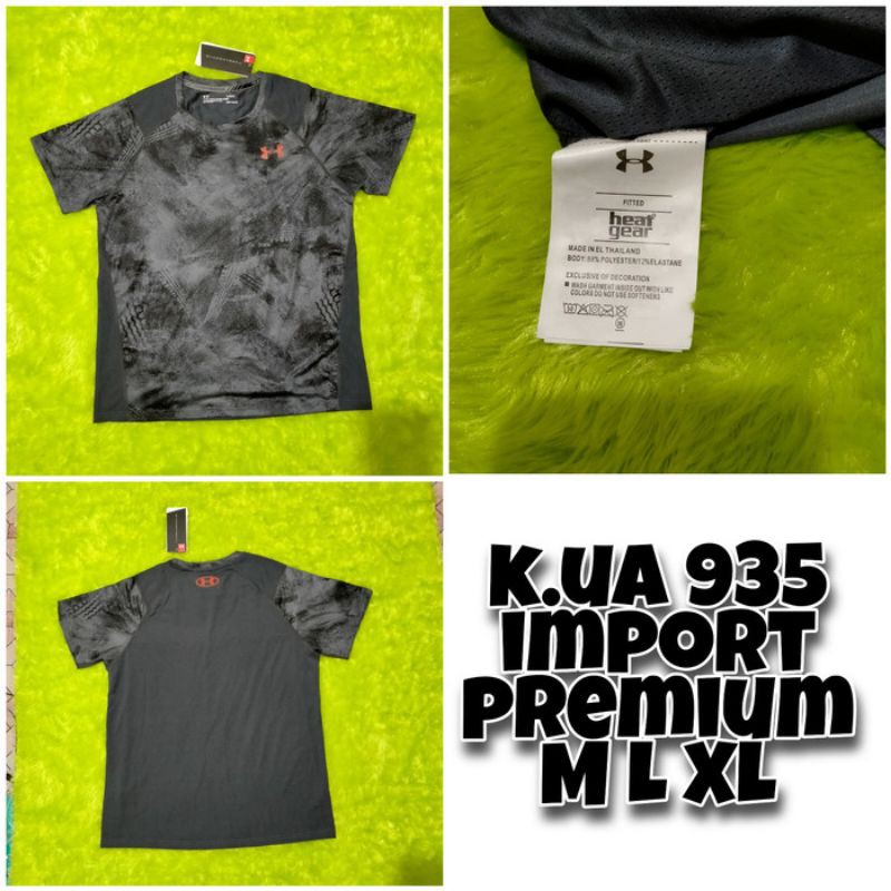 Kaos olahraga pria / baju fitnes gym running import