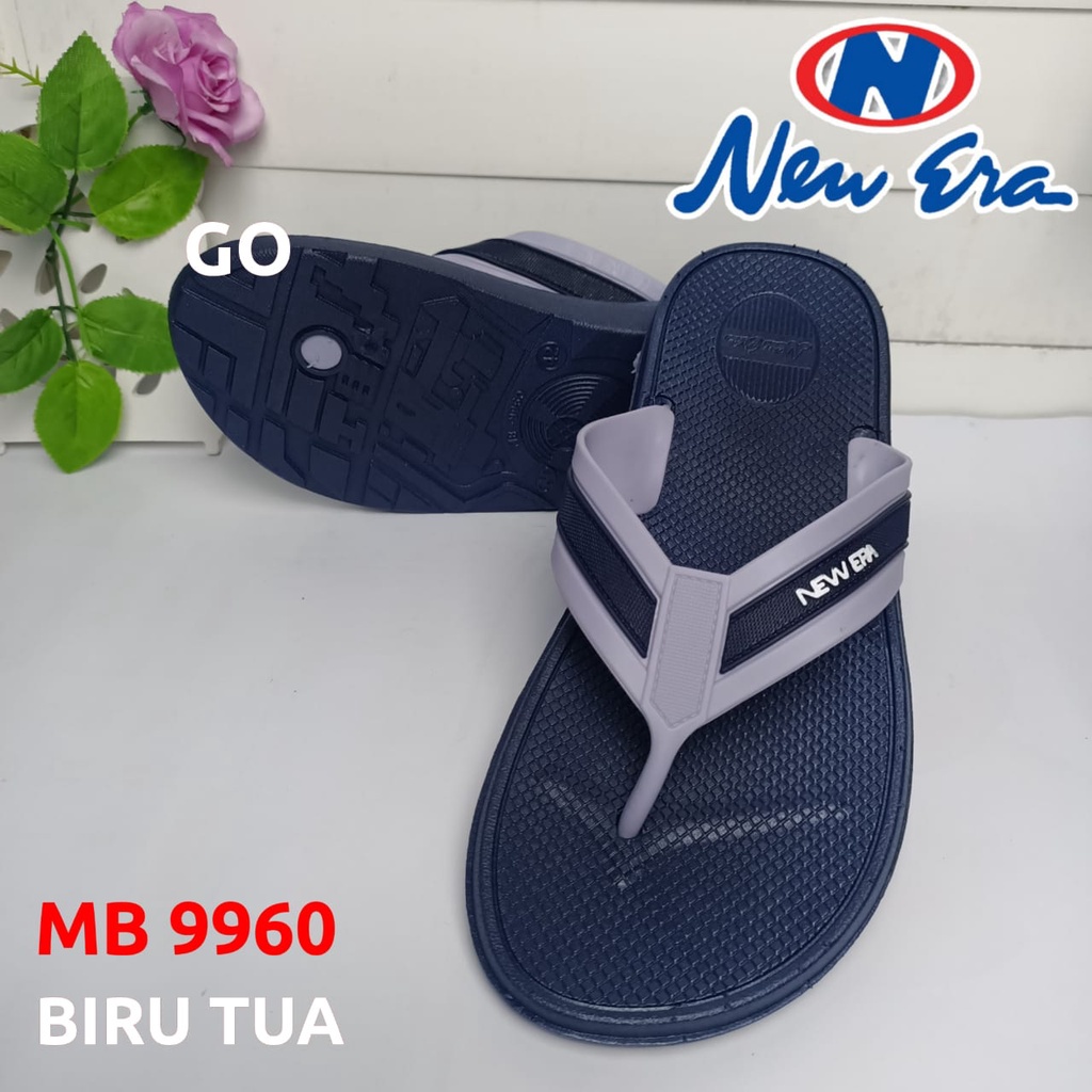 BB NEW ERA MB 9960 Sandal Jepit Casual Pria Dewasa Polos Sandal Anak Laki-laki Kekinian Anti Air Murah Lentur Nyaman