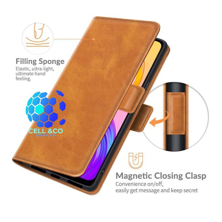 Flip cover REALME 8 Flip case buka tutup kesing hp casing flip case leather wallet