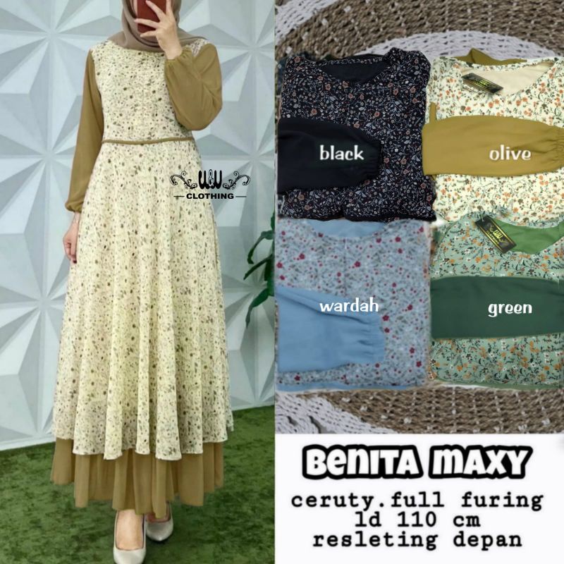 Benita maxy by U&U clothing ori