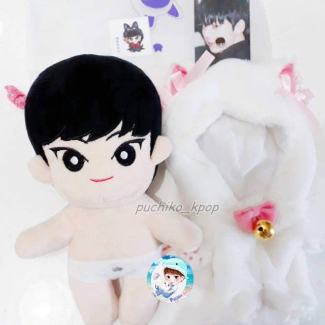 Wanna one doll Minhyun black ver 3 / nuest doll minhyun