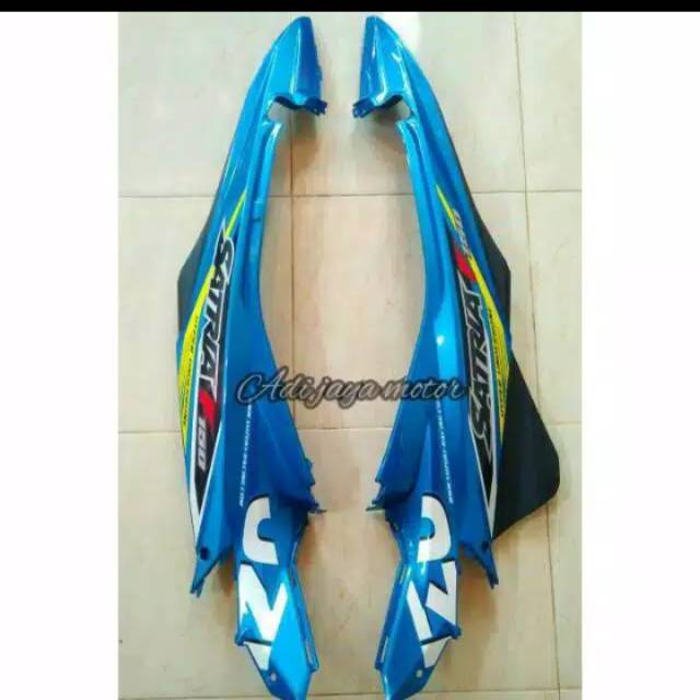 Body belakang satria fu facelift 2014 biru