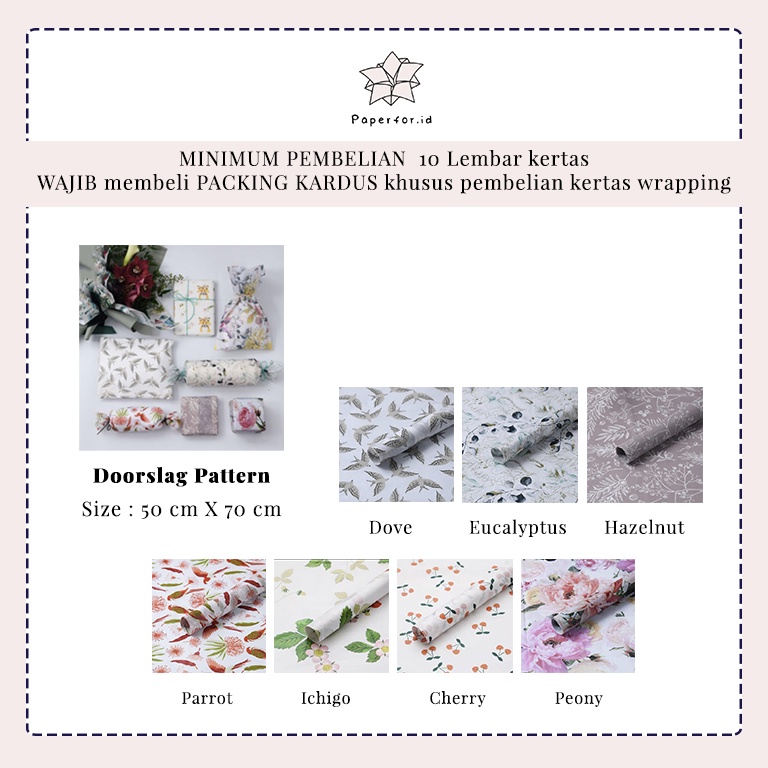 Kertas Doorslag sydney paper Craft paper wrapping paper