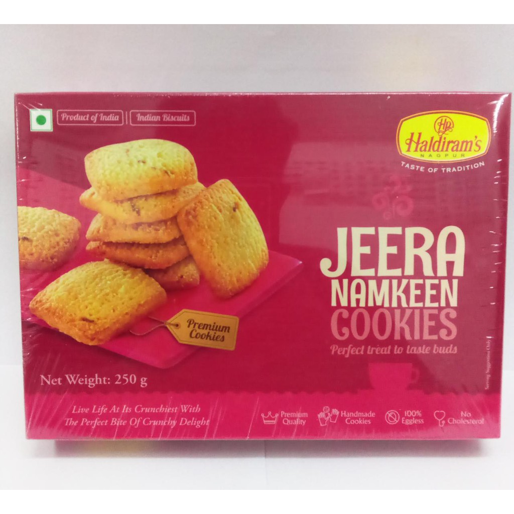 

HALDIRAMS JEERA NAMKEEN COOKIES 250 GM