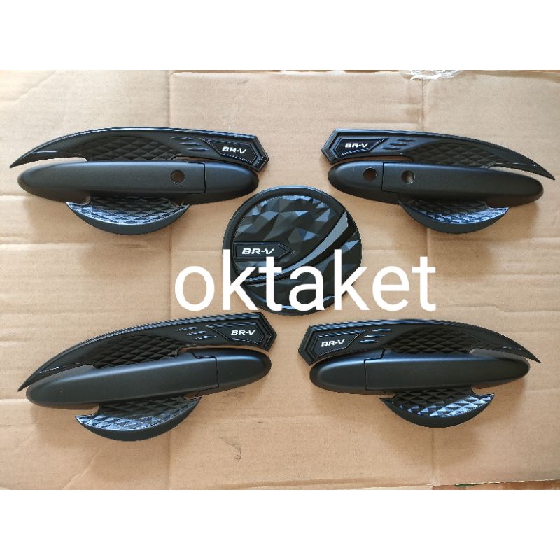 paket outer handle tank cover new  BRV 2022 Hitam dop