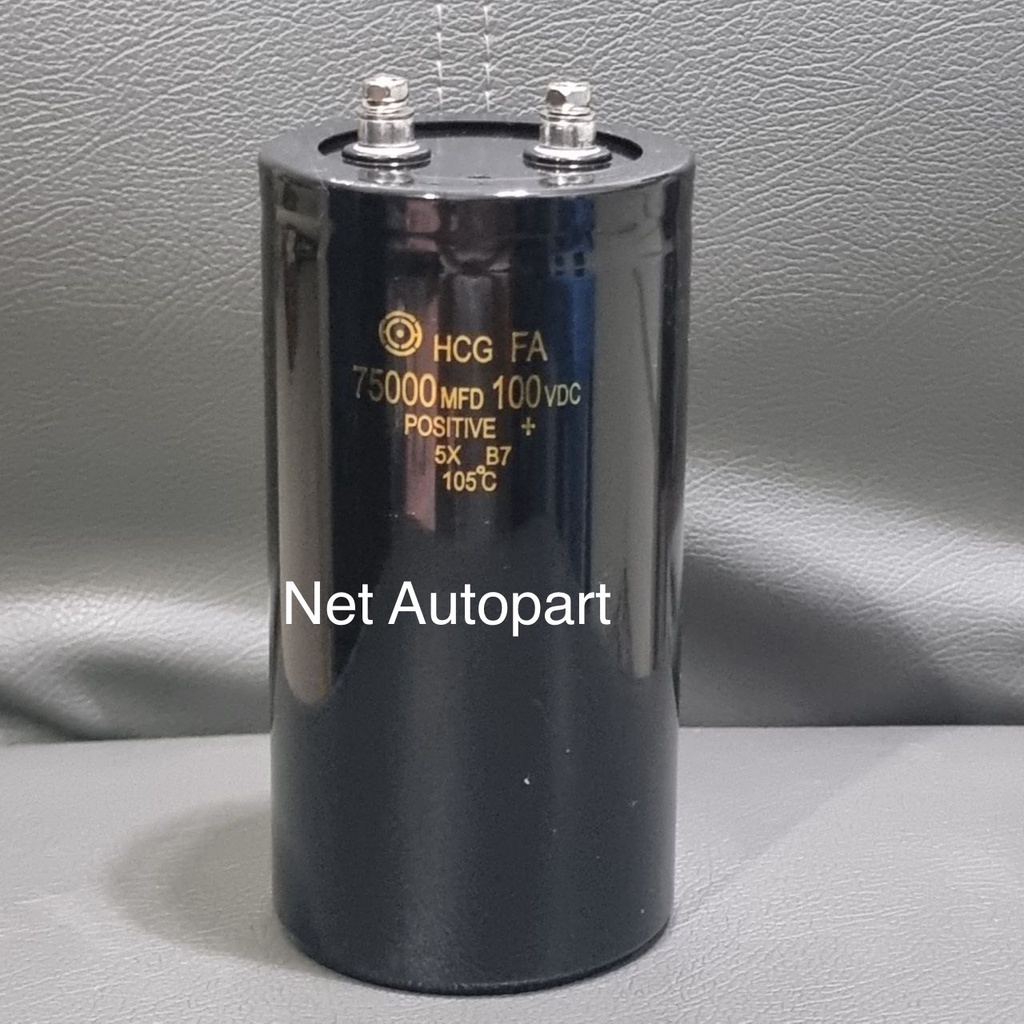 Elco 75000UF 100V 75000MFD 100VCD HCG ORIGINAL