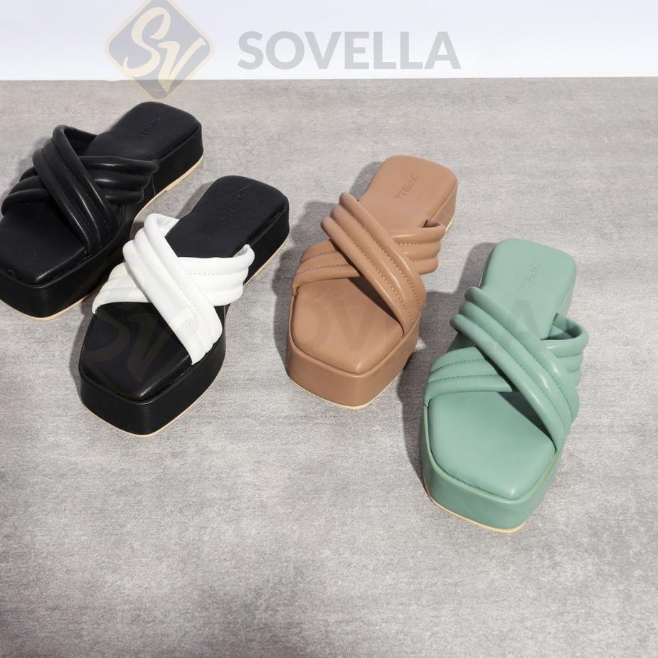 Muraaaahh.. SOVELLA Amyra Sepatu Wedges Sandal Wanita Sendal Hak