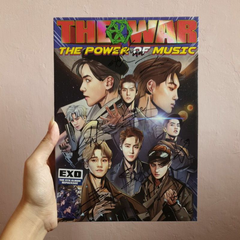 [Preloved] TANDA TANGAN ARTIS ASLI Album EXO - The War (Kokobop Repackaged Album)