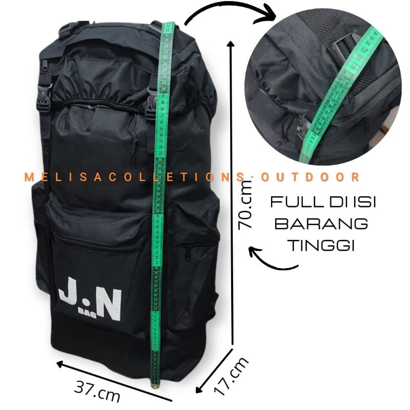 TAS RANSEL GUNUNG MURAH BESAR 70 LITER / 65 LITER Tas Gunung,Tas Mudik,Tas Traveling , Tas Kemping , Tas besar