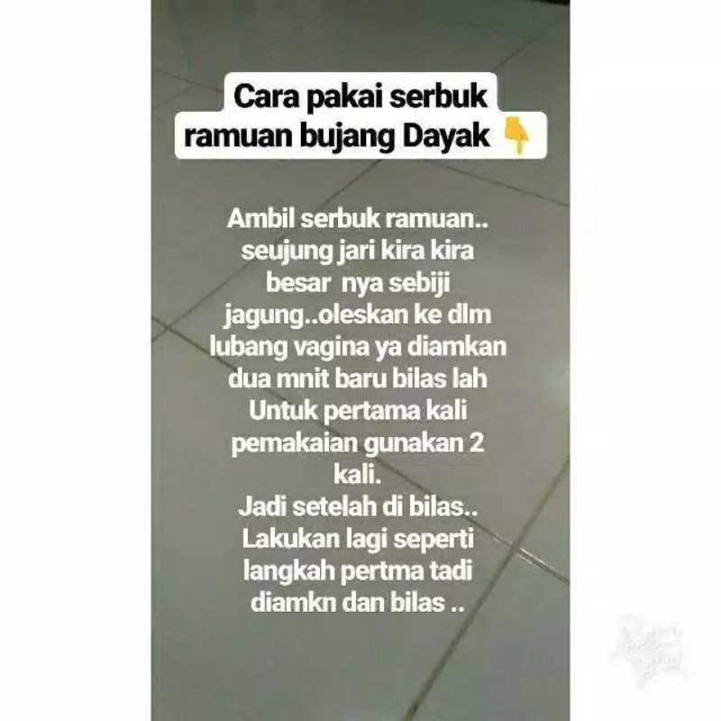 RAMUAN KHAS DAYAK ORI 100% PERAPAT MISS V /Keputihan Bau tak sedap/ pelancar Haid