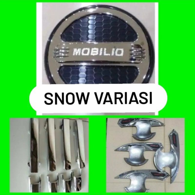 Honda Mobilio paket outer handle cover dan tutup tangki chrome