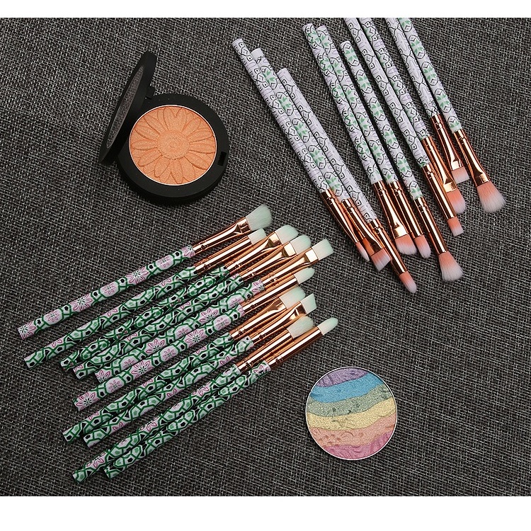 Retaily Kuas SET B Kuas Makeup Set Make Up Brush Kuas Makeup Multifungsi Kuas Concealer Eyeshadow Foundation ISI 10PCS