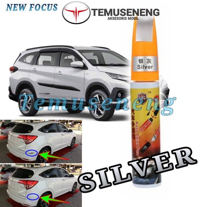 

SILVER METALLIC MUDA TERANG SPIDOL CAT MOBIL PENGHILANG LECET BARET