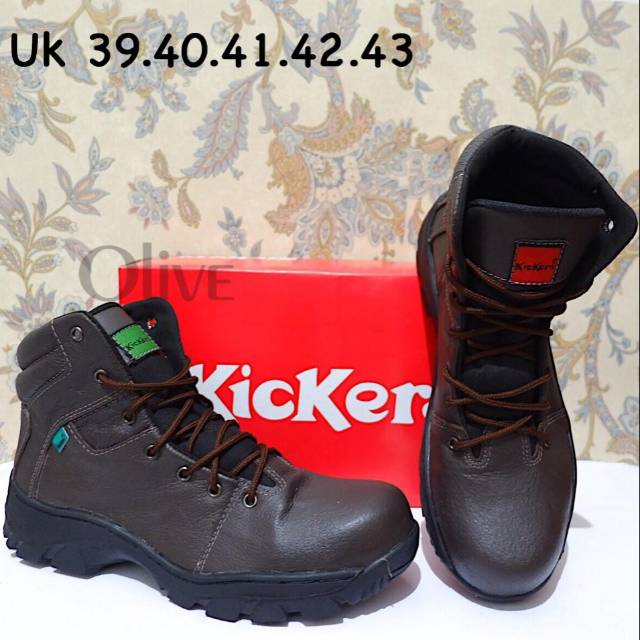 Sepatu hiking pria/sepatu mendaki/sepatu kulit