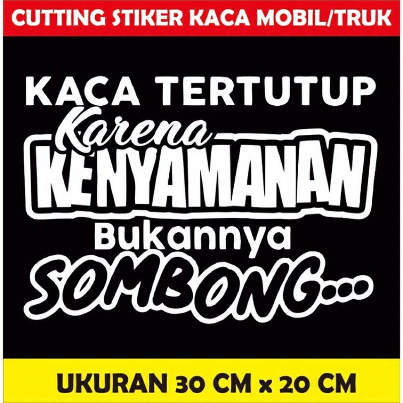STIKER CUTTING MOBIL TRUK ELP RAGASA UMPLONG L300 STICKER KATA2 BUAT BODY/KACA SAMPING MANTUL